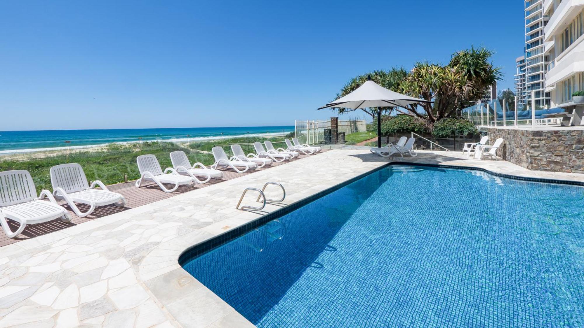Viscount On The Beach Gold Coast Esterno foto