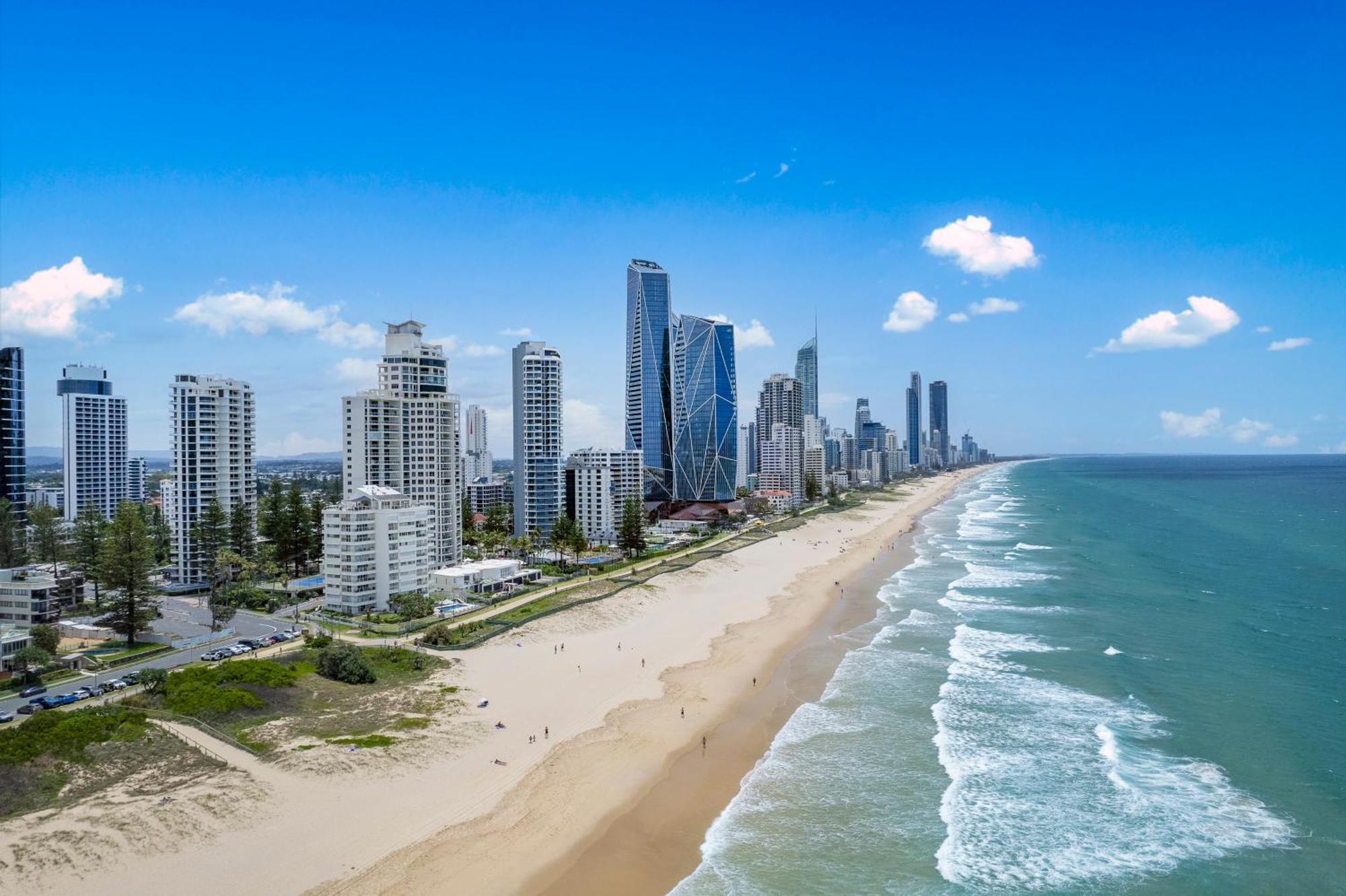 Viscount On The Beach Gold Coast Esterno foto